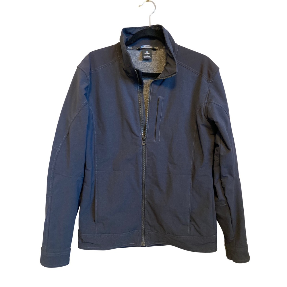 Kuhl Klash Jacket Mens L Gray Softshell Full Zip